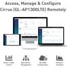imageGLAP1300LTECirrus Gigabit Ceiling Wireless Access Point DualBand AC1300  4G LTE modemMUMIMO  Cloud Remote  OpenWrt15051LEDE  PoE  Tmobile only EC25AF North America only Renewed