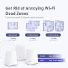imageGLB2200 Velica TriBand Wireless Mesh Router 400Mbps 24GHz  2x867Mbps 5GHz OpenWrt PreInstalled AdGuard DDR3L 512MB 16MB Nor Flash EMMC 8GB Easy Setup with App 2Pack Renewed