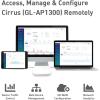 imageGLiNet GLAP1300Cirrus Gigabit Ceiling Wireless Access Point  Dual Band AC1300  Connect with 100 Client Devices  MUMIMO  Cloud Remote Management  OpenWrt15051LEDE  PoE Powered Renewed