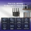 imageGLiNet GLBE9300Flint 3 TriBand WiFi 7 Router ampamp GLiNet GLAXT1800Slate AX Portable Gigabit Travel Router
