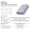 imageGLiNet GLMV1000 Brume Edge Computing Gigabit VPN Gateway DDR4 1GB Flash 16MB EMMC 8GB MicroSD Storage Support OpenWrtLEDE preInstalled 280Mbps High VPN Performance Renewed