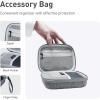 imageGadget Organizer Case Grey ampamp GLiNet GLMT3000 Beryl AX PocketSized WiFi 6 AX3000 Wireless Travel Gigabit Router