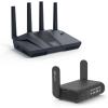 imageGLiNet GLAXT1800 Slate AX PocketSized WiFi 6 Gigabit Travel Router ampamp GLiNet GLMT6000 Flint 2 WiFi 6 Router