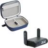 imageGLiNet GLAXT1800 Slate AX PocketSized WiFi 6 Gigabit Travel Router ampamp Gadget Organizer Case Blue