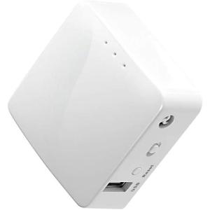 imageGLiNet GLAR150 White Mini VPN Travel Router WiFi Converter OpenWrt PreInstalled Repeater Bridge Mobile Hotspot in Pocket150Mbps Wireless High Performance OpenVPN WireGuard Renewed