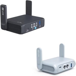 imageGLiNet GLBE3600 Slate 7 Portable Travel Router ampamp GLiNet GLMT3000 Beryl AX PocketSized WiFi 6 Wireless Travel Gigabit Router