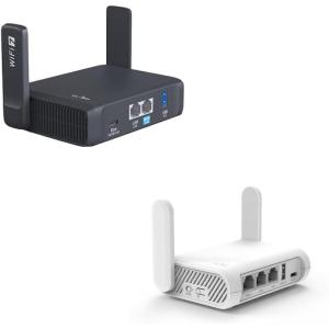 imageGLiNet GLBE3600 Slate 7 Portable Travel Router ampamp GLiNet GLSFT1200 Opal Secure Travel WiFi Router