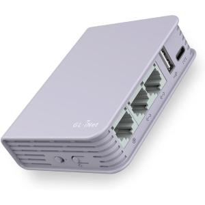 imageGLiNet GLMV1000 Brume Edge Computing Gigabit VPN Gateway DDR4 1GB Flash 16MB EMMC 8GB MicroSD Storage Support OpenWrtLEDE preInstalled 280Mbps High VPN Performance Renewed
