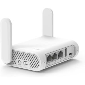 imageGLiNet GLSFT1200 Opal Secure Travel WiFi RouterAC1200 Dual Band Gigabit Ethernet Wireless Internet Router  IPv6  USB 20  MUMIMO  DDR3 128MB Ram  Repeater Bridge Renewed