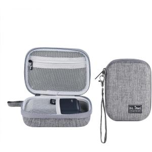 imageGLiNet Gadget Organizer Case for Travel Routers GLAXT1800 GLMT3000 GLSFT1200 GLE750 Chargers Cables and Accessories Sturdy ampamp Durable Pouch Handcarry EVA bag Antishock Water ResistantGrey