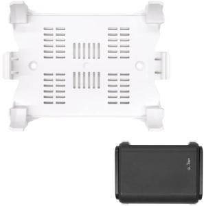 imageGLiNet WiFi Router Holder Wall Mount with Screws Compatible with GLA1300 Slate Plus GLSFT1200 Opal GLMT1300 Beryl Router Networking Device Bracket Easy to Install White