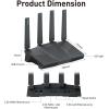 imageGLiNet GLBE6500 Flint 3e WiFi 7 Router HighSpeed WiFi Router for Wireless Internet wVPN 5 x 25G Ethernet Port for Fiber Optic Modem Long Range Large Home Business amp Gaming Computer Routers
